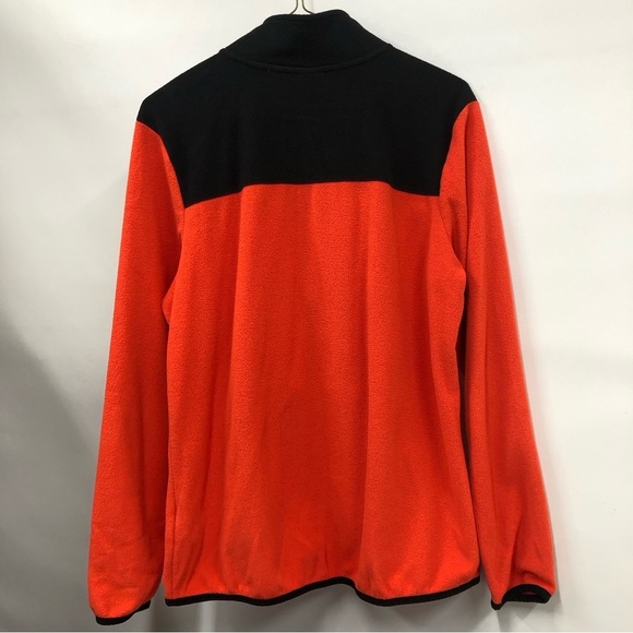 THE NORTH FACE Fleece Jacket orange & black full zippered - Picture 2 of 10